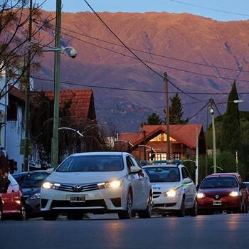 Merlo centro, Avenida del Sol y zona comercial